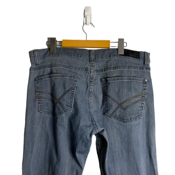 William Rast Men's Medium Indigo Button-Fly Straight Leg Jeans - Picture 10 of 11